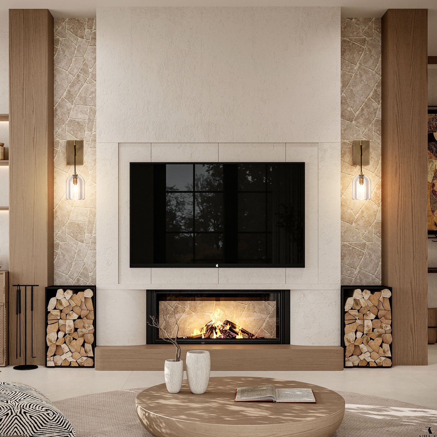5.1 in. W 16.5 in. H 1-Light Gold Modern Crystal Wall Sconce, Indoor Hemisphere Wall Lighting with Clear Crystal Shade