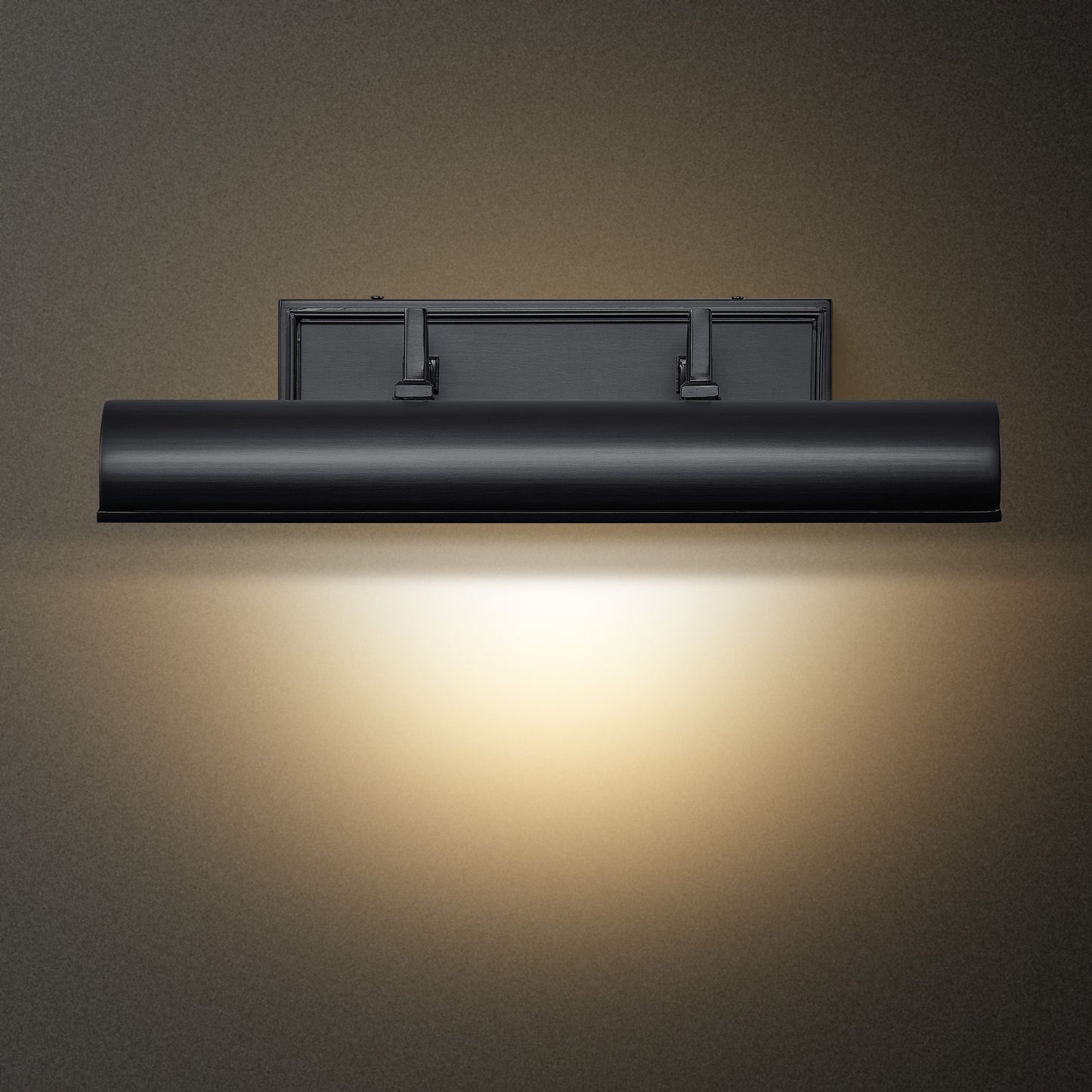 24 in. 1-Light Black LED Vanity Light, Solid Brass Modern Wall Sconc ( Set of 1)