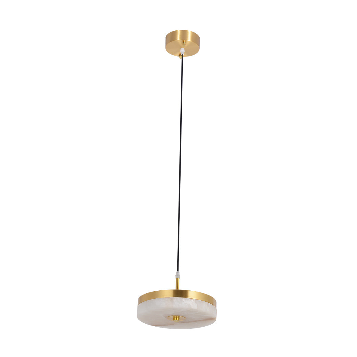 Alabaster Round Pendant Light