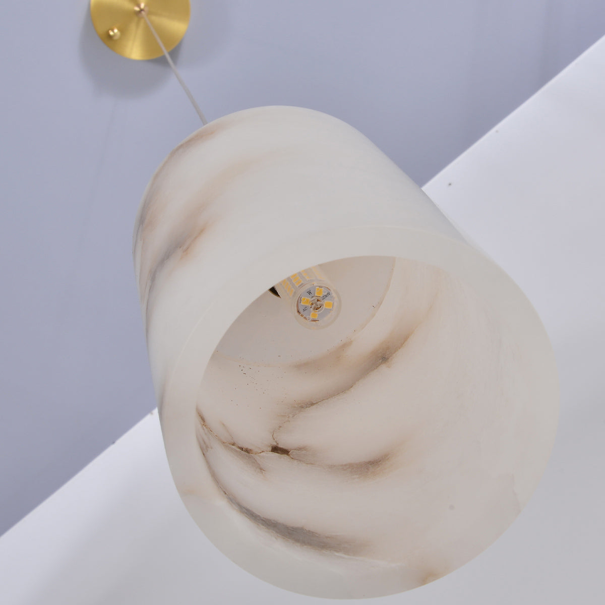 Mediterranean Alabaster Pendant Light