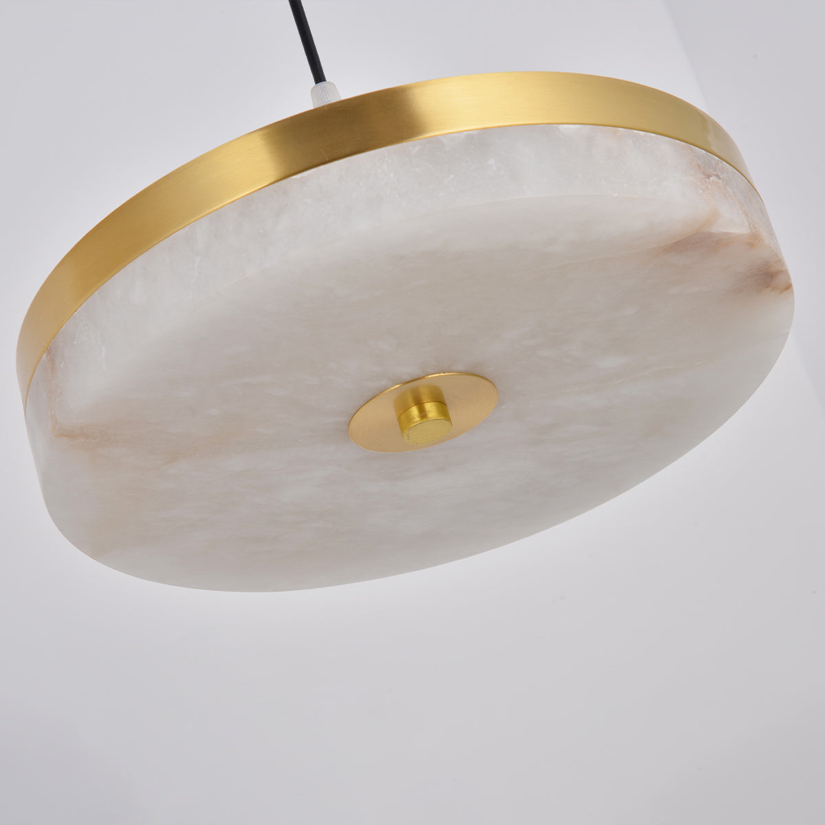 Alabaster Round Pendant Light