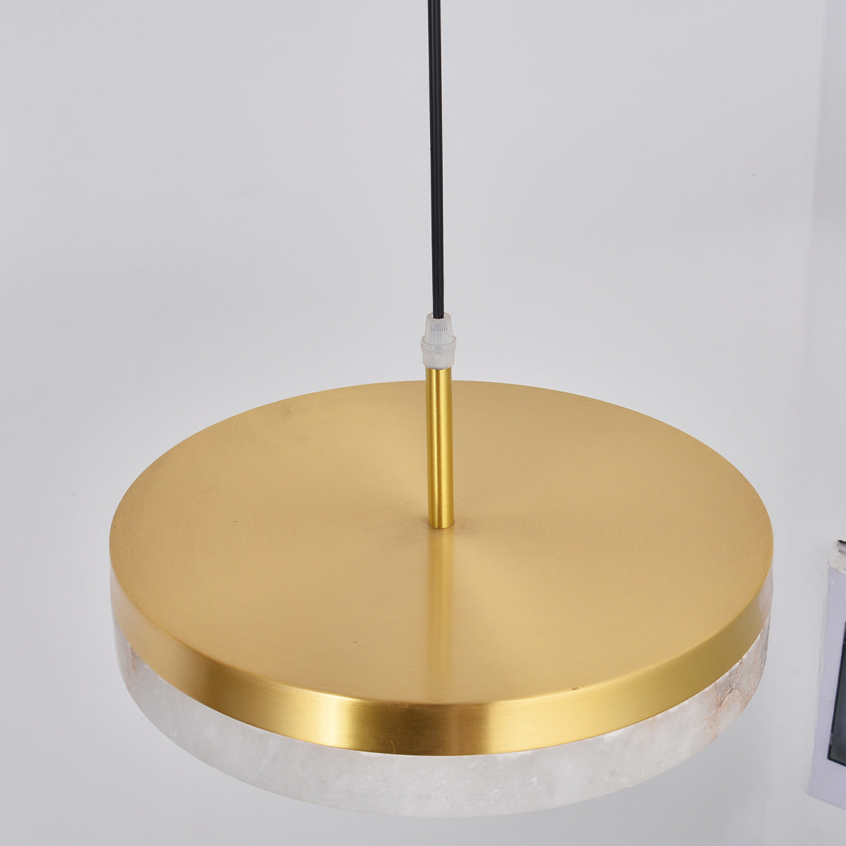 Alabaster Round Pendant Light