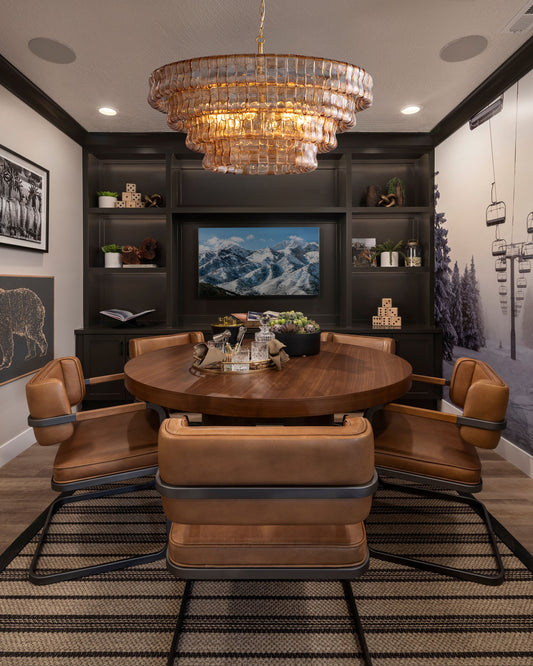 Modern Chandelier 36 in. 6-Lights Luxury Drum Gold Chandelier for Dining Room, Foyer, Living Room, Bedroom
